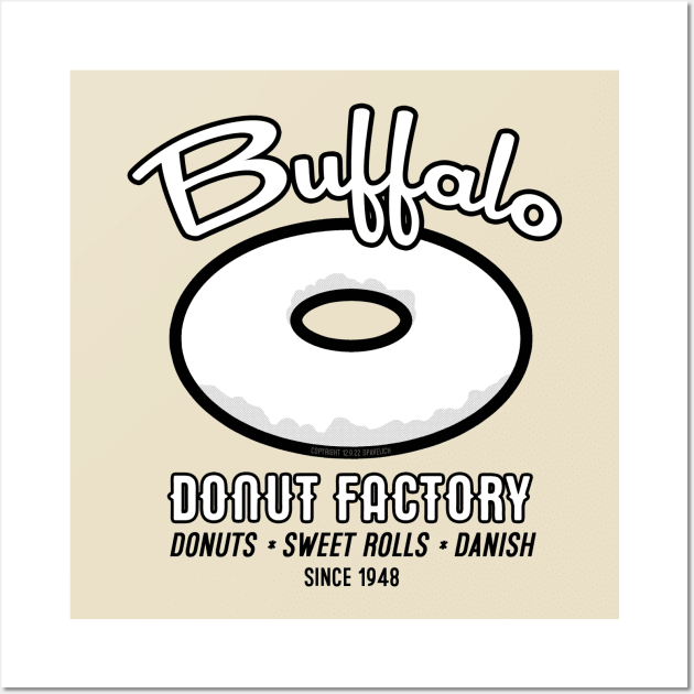 Buffalo Donut Factory Wall Art by Vandalay Industries